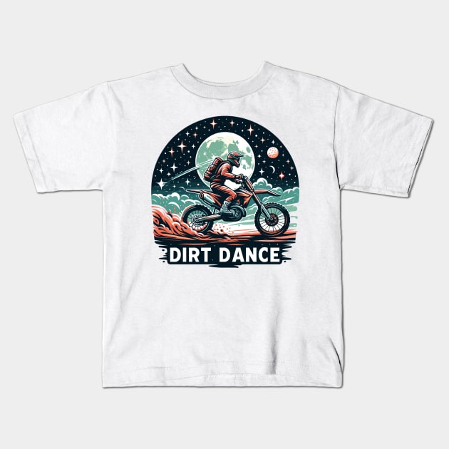 Motocross Kids T-Shirt by Vehicles-Art